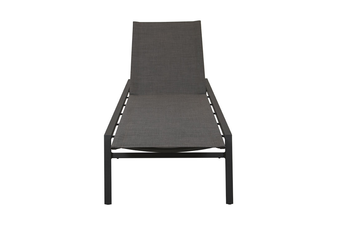 Cube Alu Stackable Sun Lounger, Slate